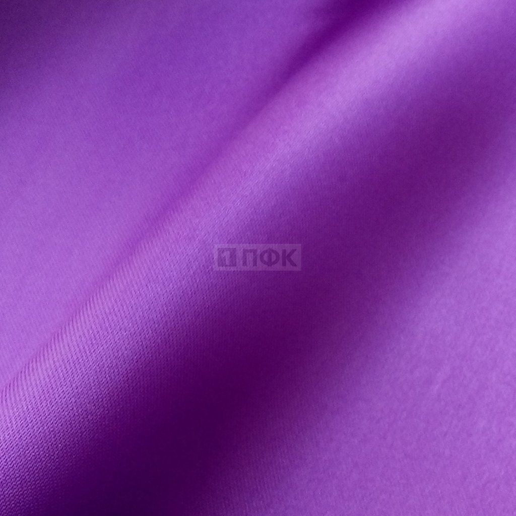 Ткань Атлас-сатин 67гр/м2 шир 150см цв фиолетовый 7 (рул 100м)