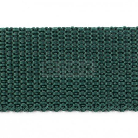 Стропа текстильная (лента ременная) 50мм 26,5 гр/м цв 310 зеленый тем (рул 50м/уп 3000м)