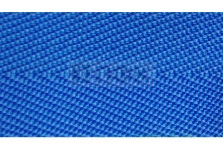 Стропа текстильная (лента ременная) ёлочка 22мм 7,2 гр/м2 цв 37 голубой ярк (рул 91,44м/уп 2286м)