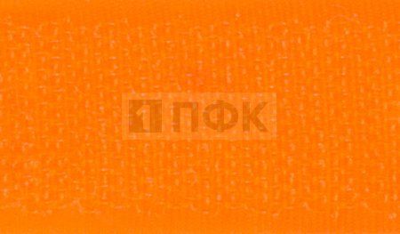 Лента контактная пришивная (липучка/велькро) 50мм цв 140 неон-оранж (рул 25м/кор 250м)