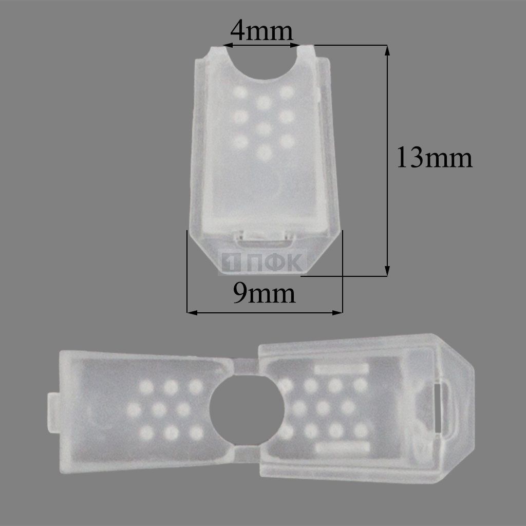 Наконечник для шнура 27103-Н ПП цв прозрачный (уп 1000шт) — ПФКР Наконечник для шнура 27103-Н ПП цв прозрачный (уп 1000шт)