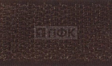 Лента контактная пришивная (липучка/велькро) 50мм цв 065 коричневый (рул 25м/кор 250м)
