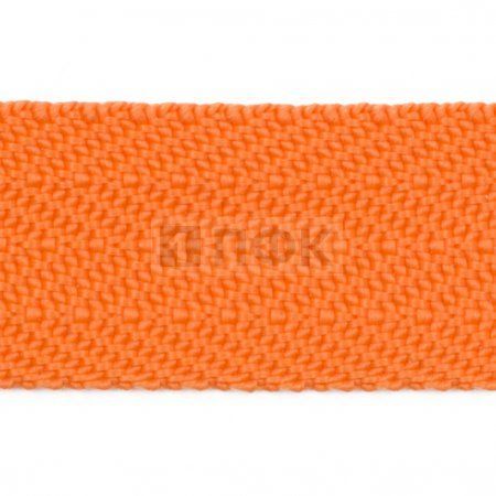 Стропа текстильная (лента ременная) 20мм 14 гр/м цв 110 оранжевый (рул 50м/уп 3000м)
