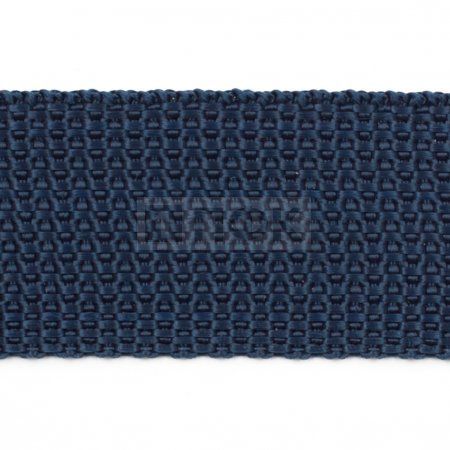 Стропа текстильная (лента ременная) 20мм 14 гр/м цв 400 синий тем (рул 50м/уп 3000м)