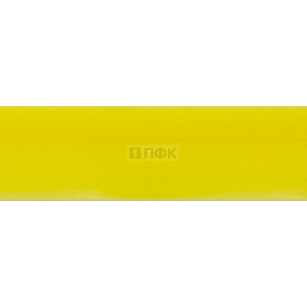 Пластиковый кант Кедер вторичное сырье 3,5мм/6мм цв желтый (уп 250м/1000м)