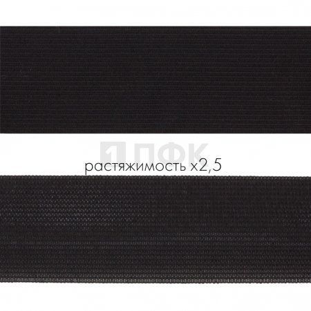 Резинка вязанная 40мм 12 гр/м цв черный (рул 40м/уп 320м) Резинка вязанная 40мм 12 гр/м цв черный (рул 40м/уп 320м)