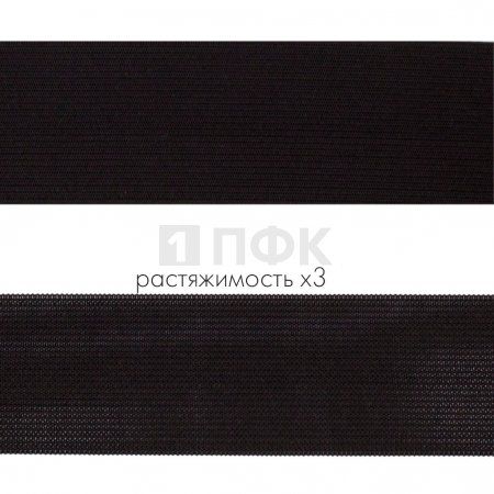 Резинка вязанная 45мм 16.65 гр/м цв черный (рул 40м/уп 280м) Резинка вязанная 45мм 16.65 гр/м цв черный (рул 40м/уп 280м)