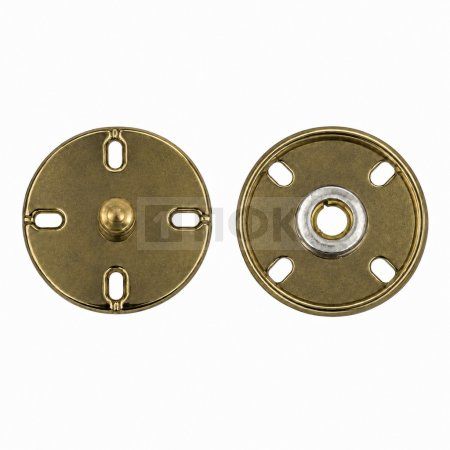 Кнопка пришивная декоративная YM-2025 25мм цв антик (уп 100шт/кор 1000шт)