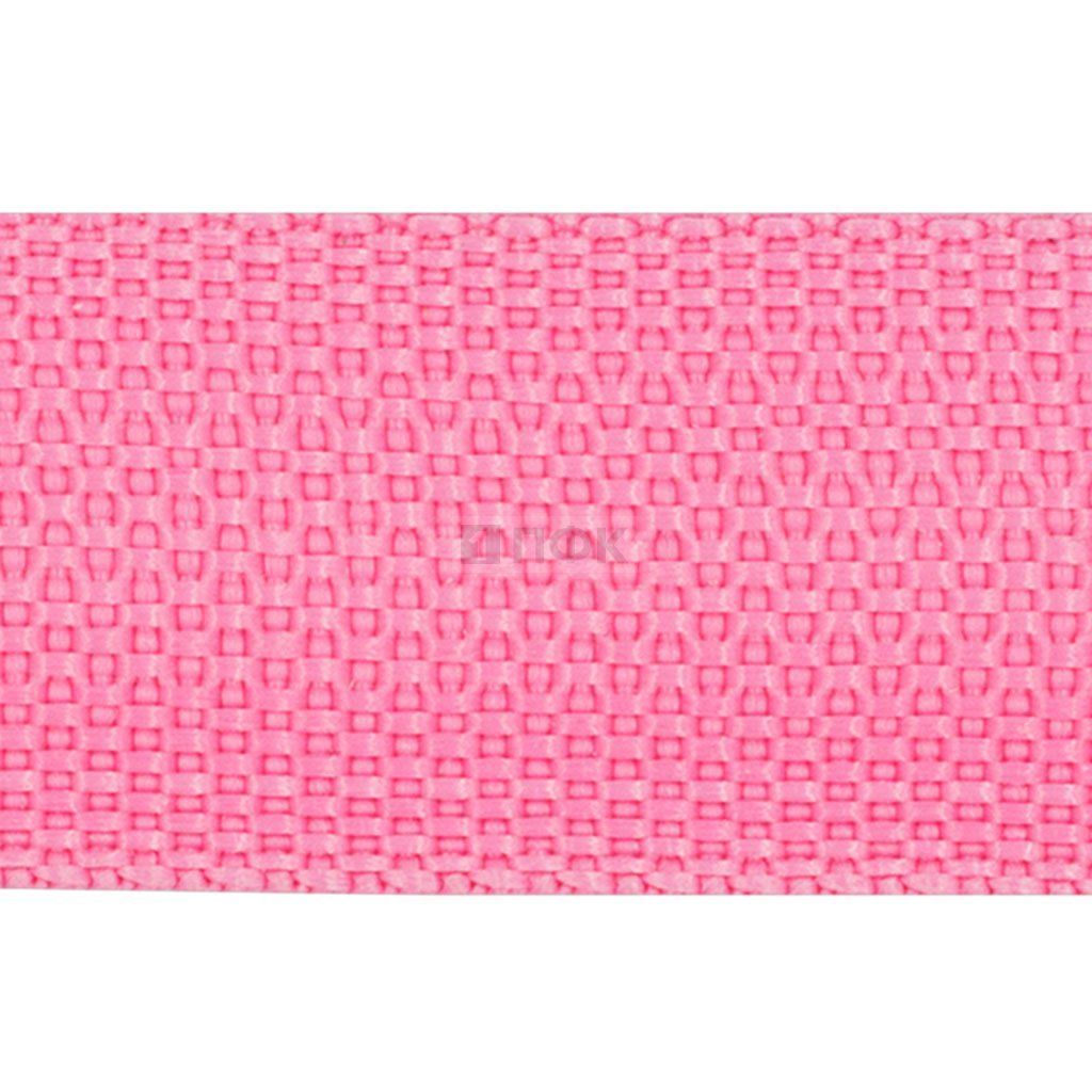 Стропа текстильная (лента ременная) 30мм 17,5 гр/м цв 800 розовый (рул 50м/уп 3000м)
