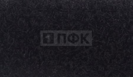 Лента контактная пришивная (липучка/велькро) 100мм цв 156 черный (рул 25м/кор 125м)