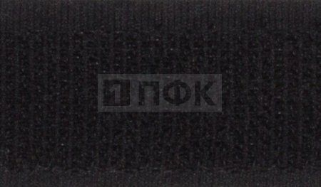 Лента контактная пришивная (липучка/велькро) 100мм цв 090 черный (рул 25м/кор 125м)