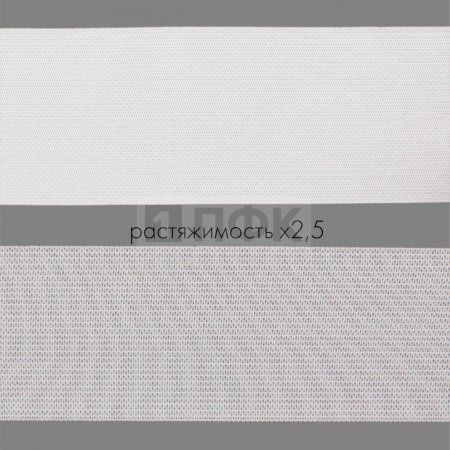 Резинка вязанная 60мм 24 гр/м цв белый (рул 40м/уп 200м)