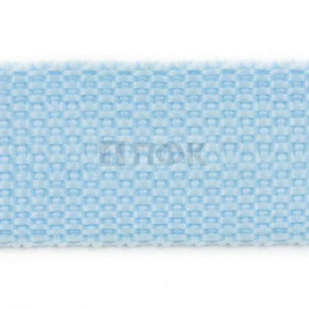 Стропа текстильная (лента ременная) 30мм 12 гр/м цв 430 голубой (рул 50м/уп 3000м)