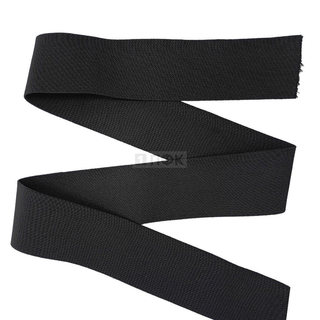 Резинка тканая 50мм 33 гр/м арт.ТРС цв черный (уп 40м/600м)