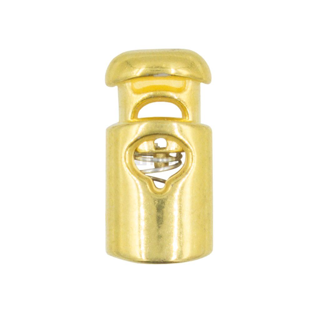 Фиксатор для шнура малый пластик A1 цв золото (уп 500шт)