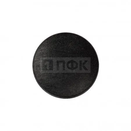 Шляпка 20мм для кнопки 12,5мм пластик цв черный (уп 720шт)