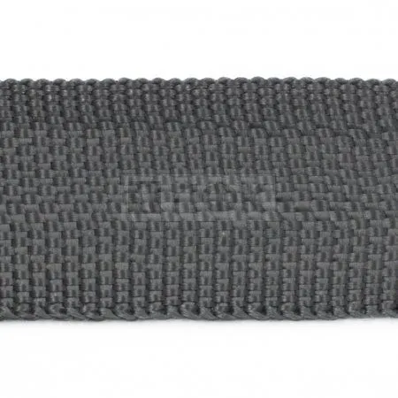 Стропа текстильная (лента ременная) 22мм 4,5 гр/м цв 610 серый тем (рул 100м/уп 3000м)
