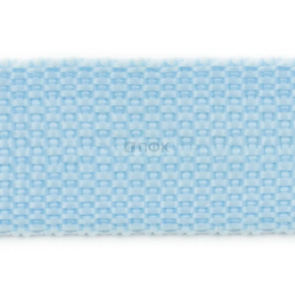 Стропа текстильная (лента ременная) 22мм 4,5 гр/м цв 430 голубой (рул 100м/уп 3000м)