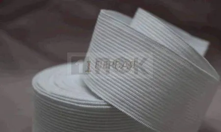 Резинка помочная 30мм средняя вязка цв белый (уп 25м/300м)