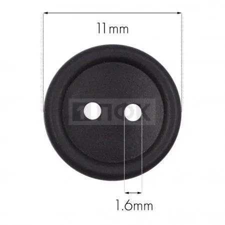 Пуговица КЛ 11-2 ПП 11мм цв черный (уп 5000шт) Пуговица КЛ 11-2 ПП 11мм цв черный (уп 5000шт)