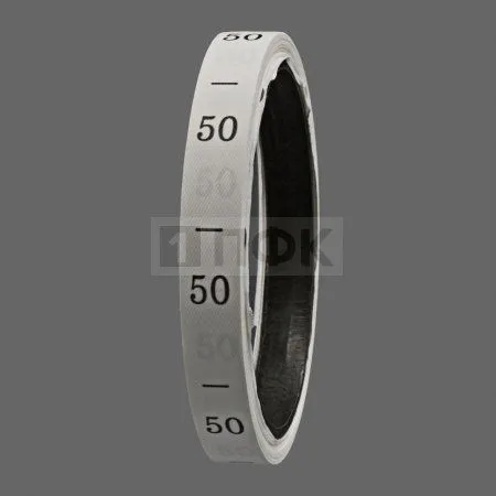 Размерная лента 1*2,5см арт.С14 (рул.270шт)  "50" (упак 20шт/кор 1000шт)