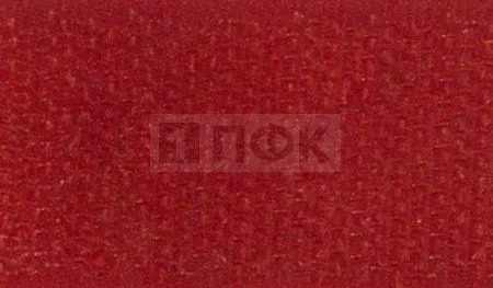 Лента контактная пришивная (липучка/велькро) 25мм цв 009 красный (рул 25м/кор 500м )