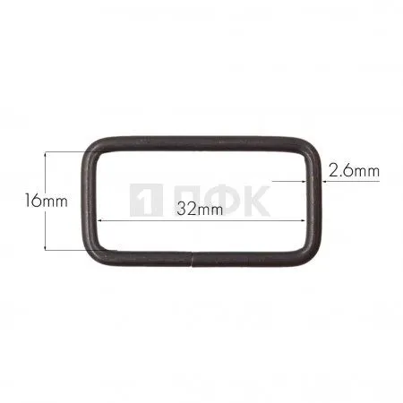Пряжка - рамка 32мм (толщ 2,6мм) цв оксид (уп 1000шт) (А) Пряжка - рамка 32мм (толщ 2,6мм) цв оксид (уп 1000шт) (А)