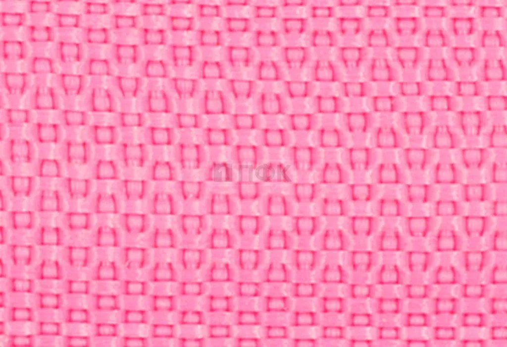 Стропа текстильная (лента ременная) 50мм 26,5 гр/м цв 800 розовый (рул 50м/уп 3000м)