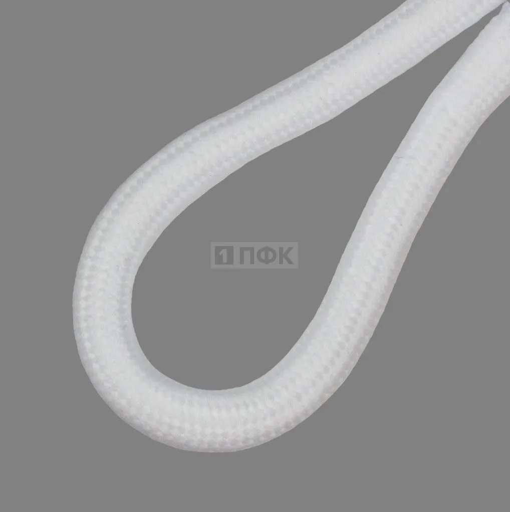 Шнурок 6мм 120см цв 101 белый (уп 100шт/2500шт)
