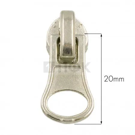 Бегунок для спиральной (витой) молнии тип 5 автомат ГРУША цв никель (уп 1000шт/10000шт) Бегунок для спиральной (витой) молнии тип 5 автомат ГРУША цв никель (уп 1000шт/10000шт)