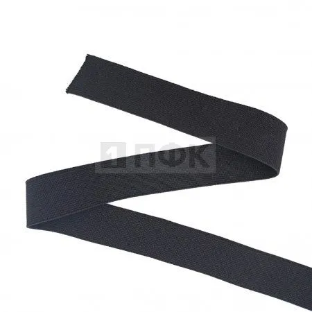 Резинка тканая 30мм 18 гр/м цв черный (уп 50м/250м) Резинка тканая 30мм 18 гр/м цв черный (уп 50м/250м)