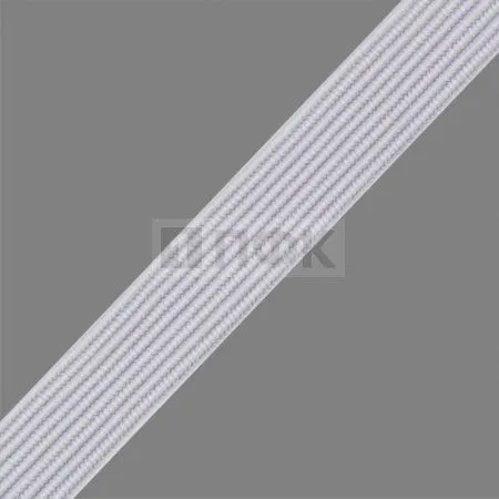 Резинка продежка 10мм цв белый (св.серый) (уп 100м) 6,1гр/м ПФК Резинка продежка 10мм цв белый (св.серый) (уп 100м) 6,1гр/м ПФК