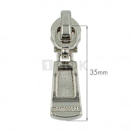 Бегунок для спиральной (витой) молнии тип 5 автомат N1 цв никель (уп 1000шт/5000шт)