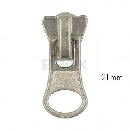 Бегунок трактор тип 5 автомат ГРУША цв никель (уп 1000шт/10000шт) 2,8 гр КОРОНА