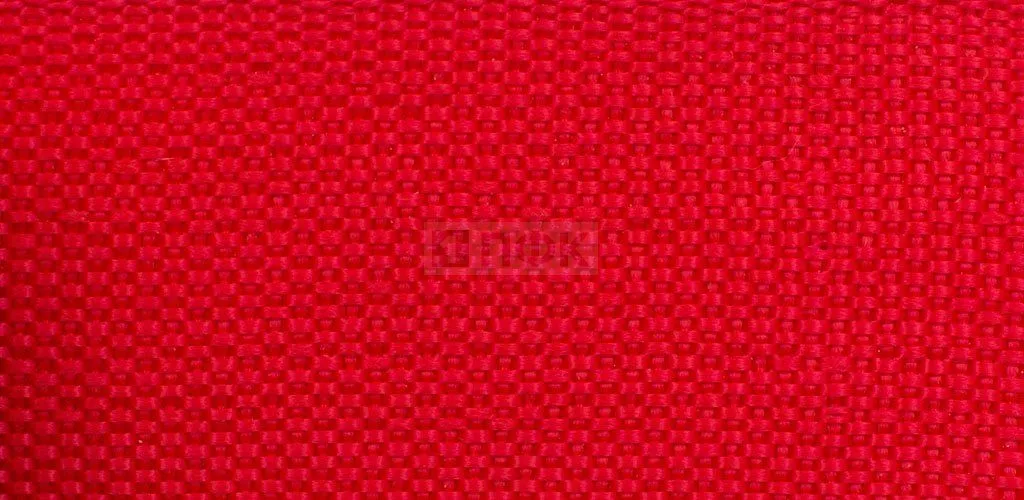 Стропа текстильная (лента ременная) 15мм 8 гр/м цв 200 красный (рул 50м/уп 3000м)