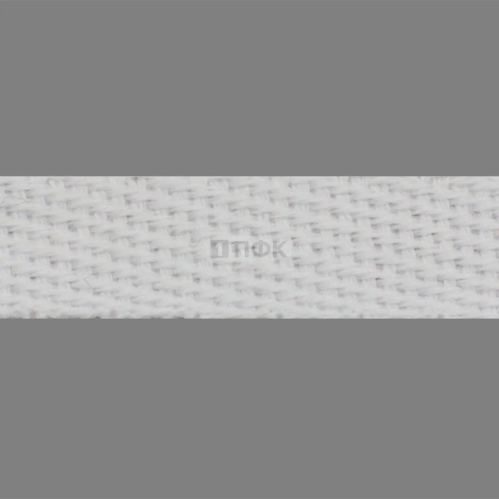 Лента киперная 25мм цв белый отбеленный (рул 50м/2000м)
