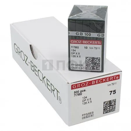 Иглы Groz Beckert DPx5 75/11 (уп 100шт) Иглы Groz Beckert DPx5 75/11 (уп 100шт)