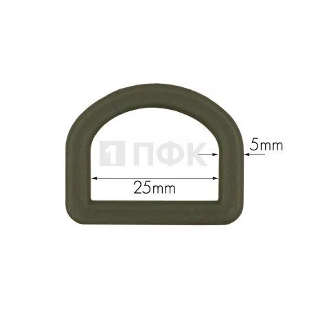 Полукольцо ПК-25 ПП 25мм цв хаки (уп 1000шт) Полукольцо ПК-25 ПП 25мм цв хаки (уп 1000шт)