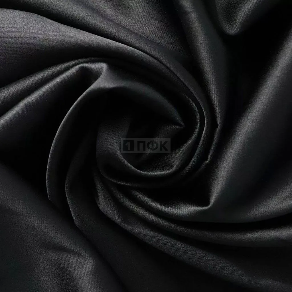 Ткань Атлас-сатин 67гр/м2 шир 150см цв черный 18 (рул 100м) — ПФКР Ткань Атлас-сатин 67гр/м2 шир 150см цв черный 18 (рул 100м)