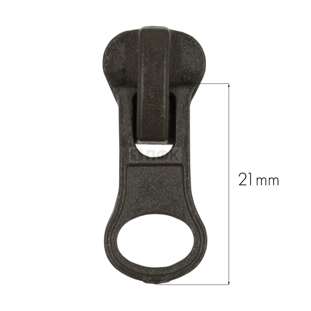 Бегунок трактор тип 5 автомат ГРУША цв 328 хаки (уп 2000шт/10000шт) 2,5 гр