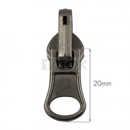 Бегунок для спиральной (витой) молнии тип 5 автомат ГРУША цв никель темн (уп 1000шт/5000шт) ПЕРЕКИД Бегунок для спиральной (витой) молнии тип 5 автомат ГРУША цв никель темн (уп 1000шт/5000шт) ПЕРЕКИД