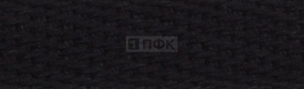 Лента ушковая 25мм цв черный (рул 50м/2000м)