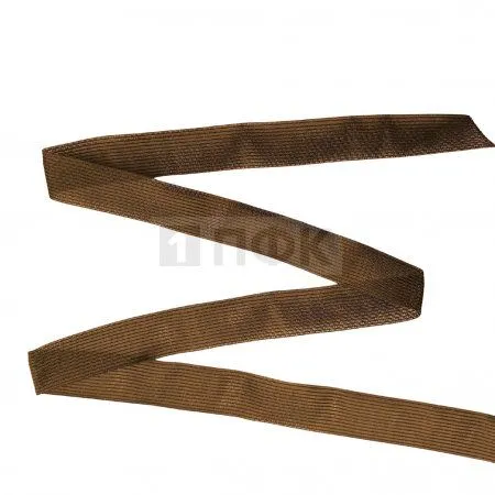 Лента (тесьма) окантовочная 22мм  2,4 гр цв 300 коричневый (уп 100м/1000м)