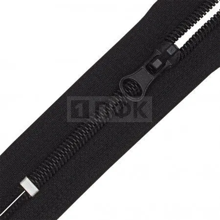 Молния спиральная (витая) тип 5 14см н/р цв 322 черный груша (уп 100шт)