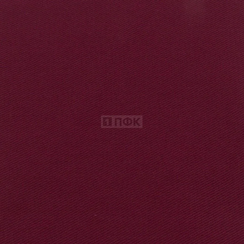 Ткань Твил 240гр/м2 20хб/80пэ шир 150 цв бордо (рул 70м)
