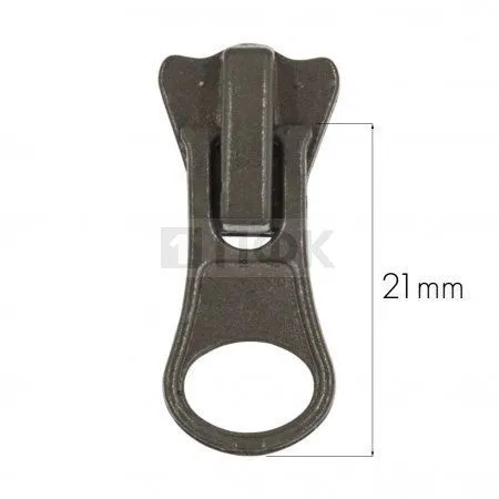 Бегунок трактор тип 5 автомат ГРУША цв 328 хаки (уп 2000шт/10000шт) 2,8 гр КОРОНА