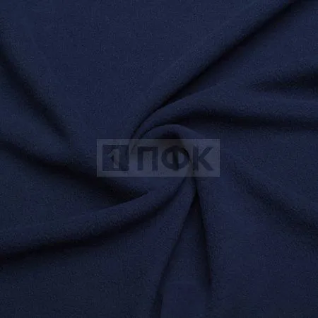 Флис DTY Китай 180гр/м2 1-ст шир 150см цв синий тем 330 (рул 22-24кг)